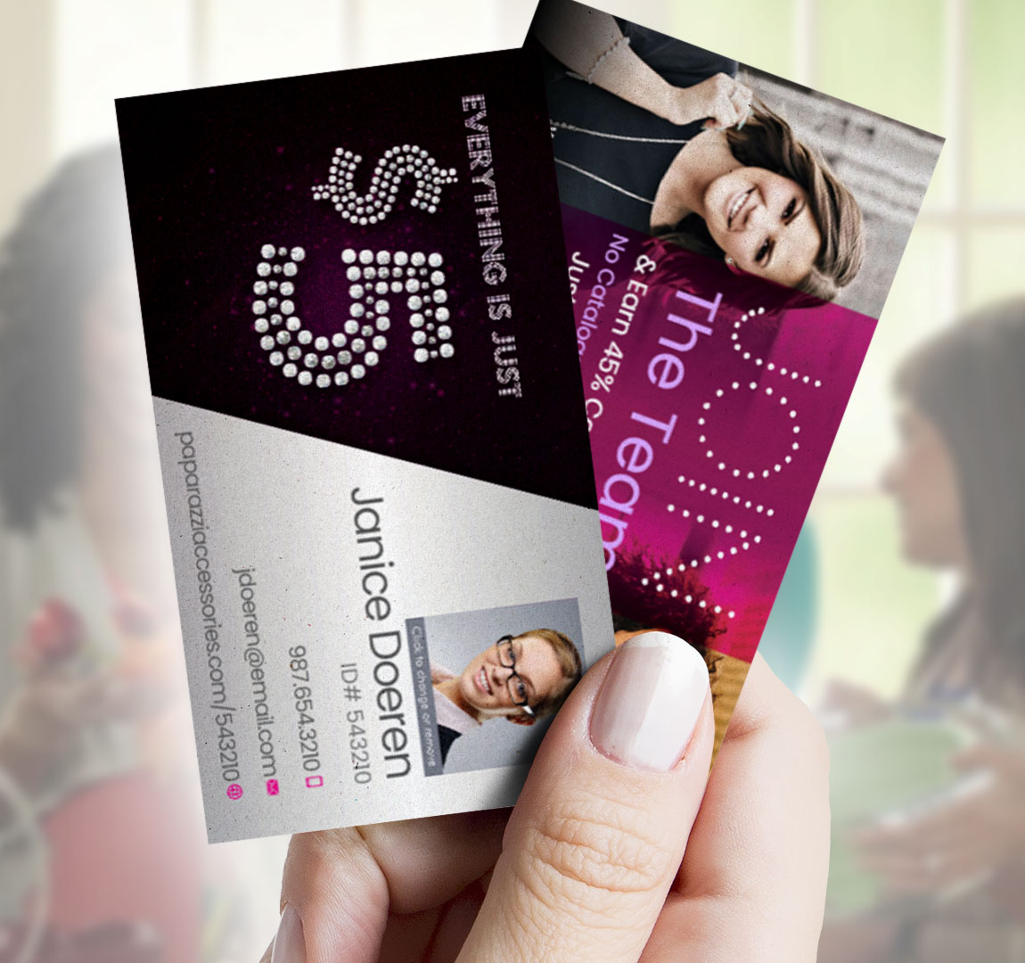 Everything 5 Design Paparazzi Business Cards